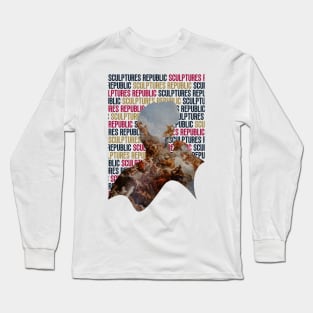 David sculpture graphic design Long Sleeve T-Shirt